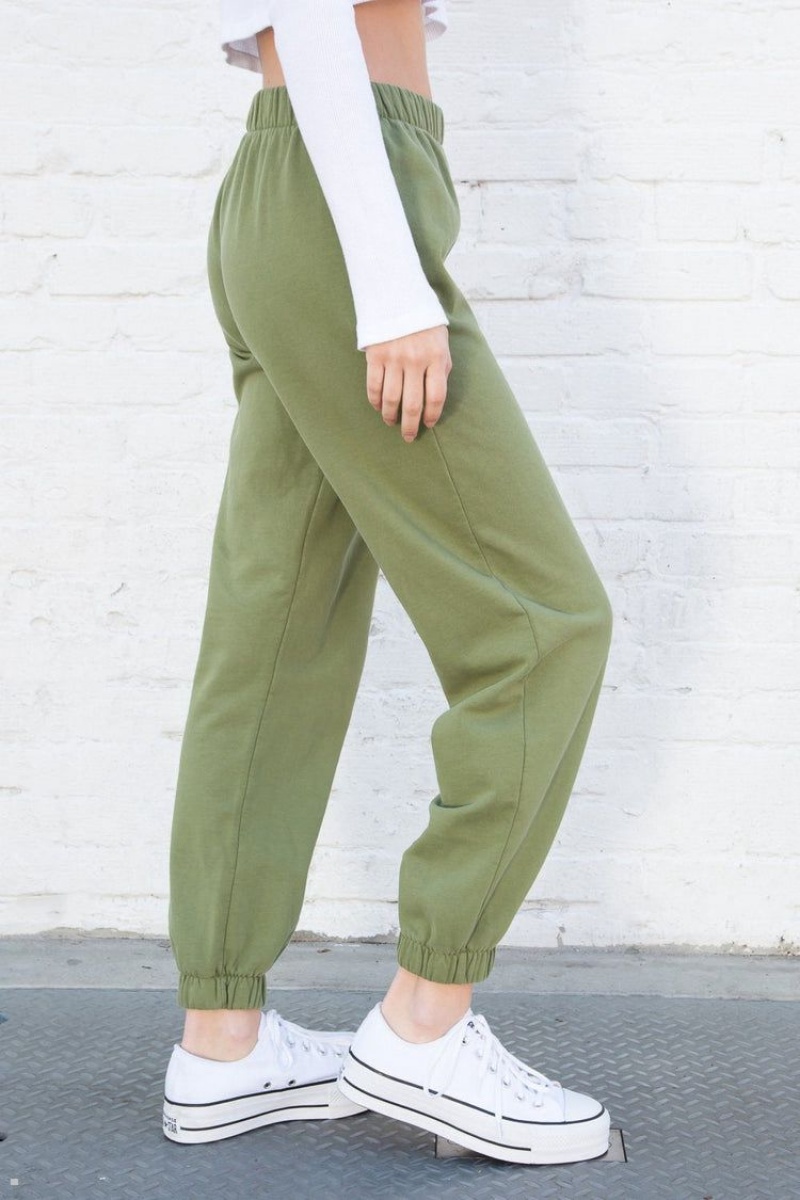 Pantalon Survêtement Brandy Melville Rosa Vert | YWO-44732358